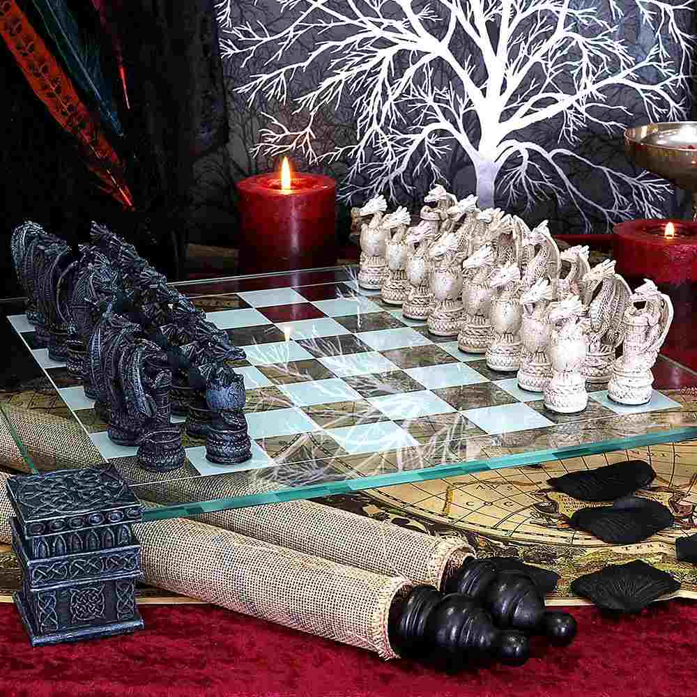 Nemesis Now - Dragon Schachspiel - Mehrfarben